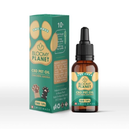 Olio CBD al 10% per Animali - Gusto Pollo